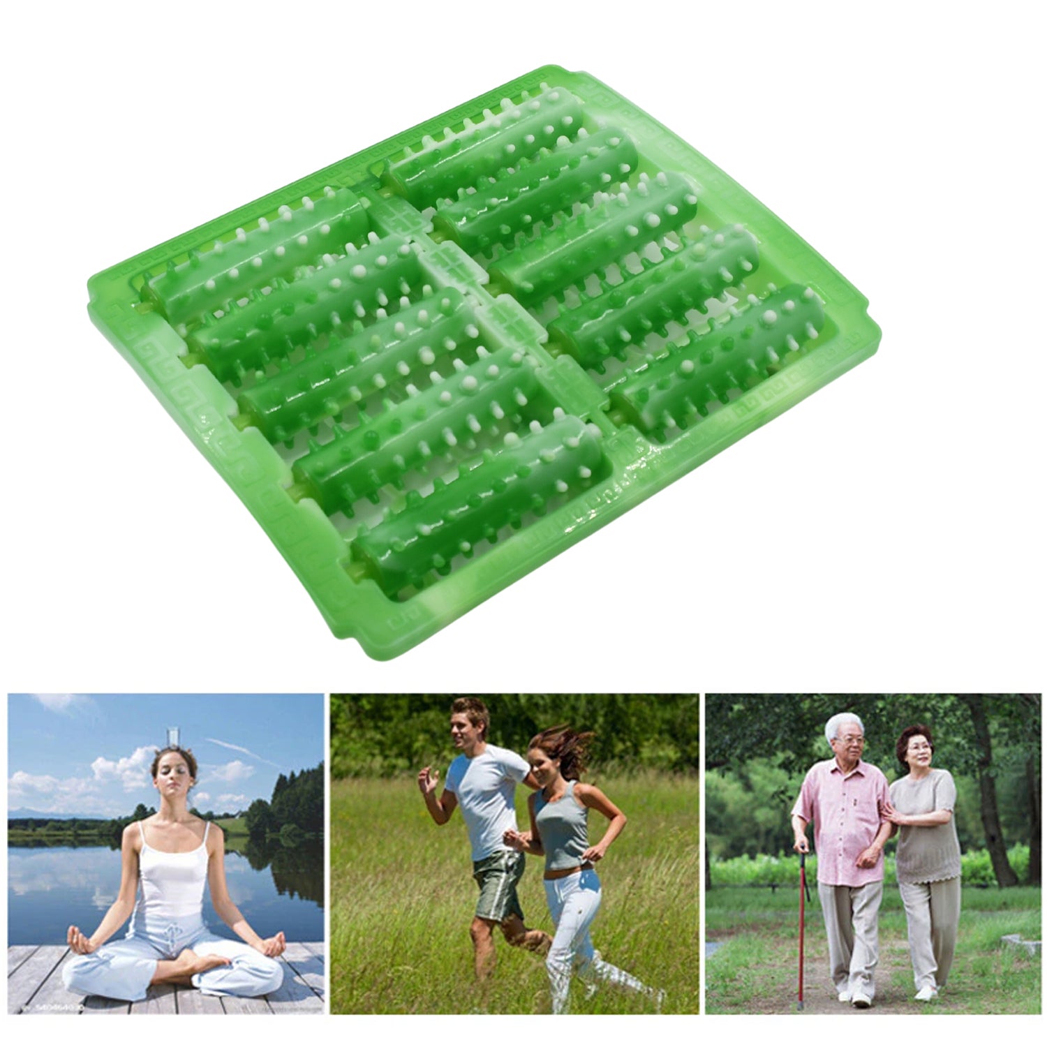 7262A Massager Roller, Deodorant Dual Plastic Foot Massager Roller Foot Massager Plantar Fasciitis, Stress, Heel and Arch Pain Deep Tissue Therapy with Reflexology Chart Acupressure For Foot 7262A Massager Roller, Deodorant Dual Plastic Foot Massager Roller Foot Massager Plantar Fasciitis, Stress, Heel and Arch Pain Deep Tissue Therapy with Reflexology Chart Acupressure For Foot